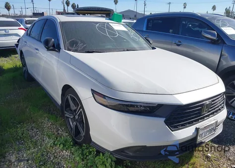 2024 Honda Accord Hybrid Sport из США, поврежденный, VIN 1HGCY2F50RA029303